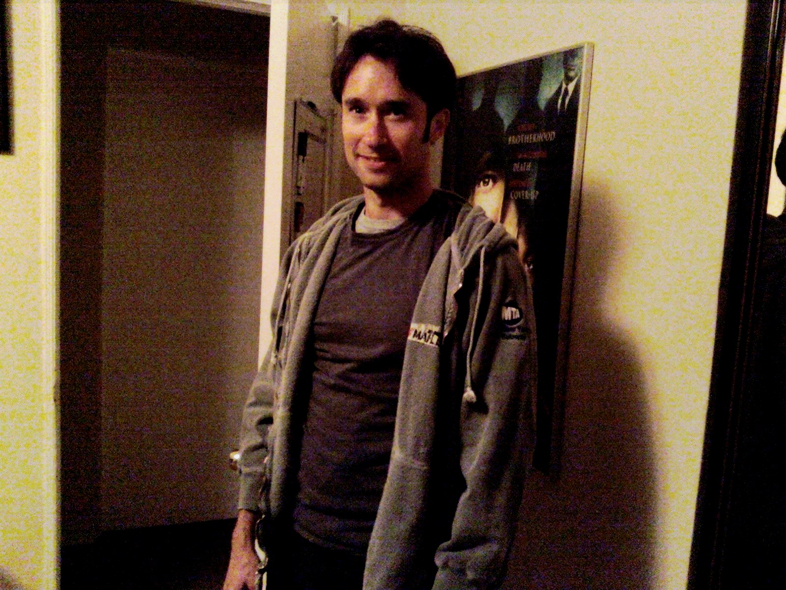 Matt Mercer Trying On Various Outfits (notice The Layers) - Photo By Julius Galacki