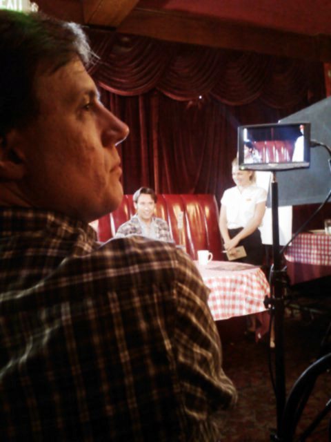 JG Looking At The Monitor - Photo By Cherie Nelson