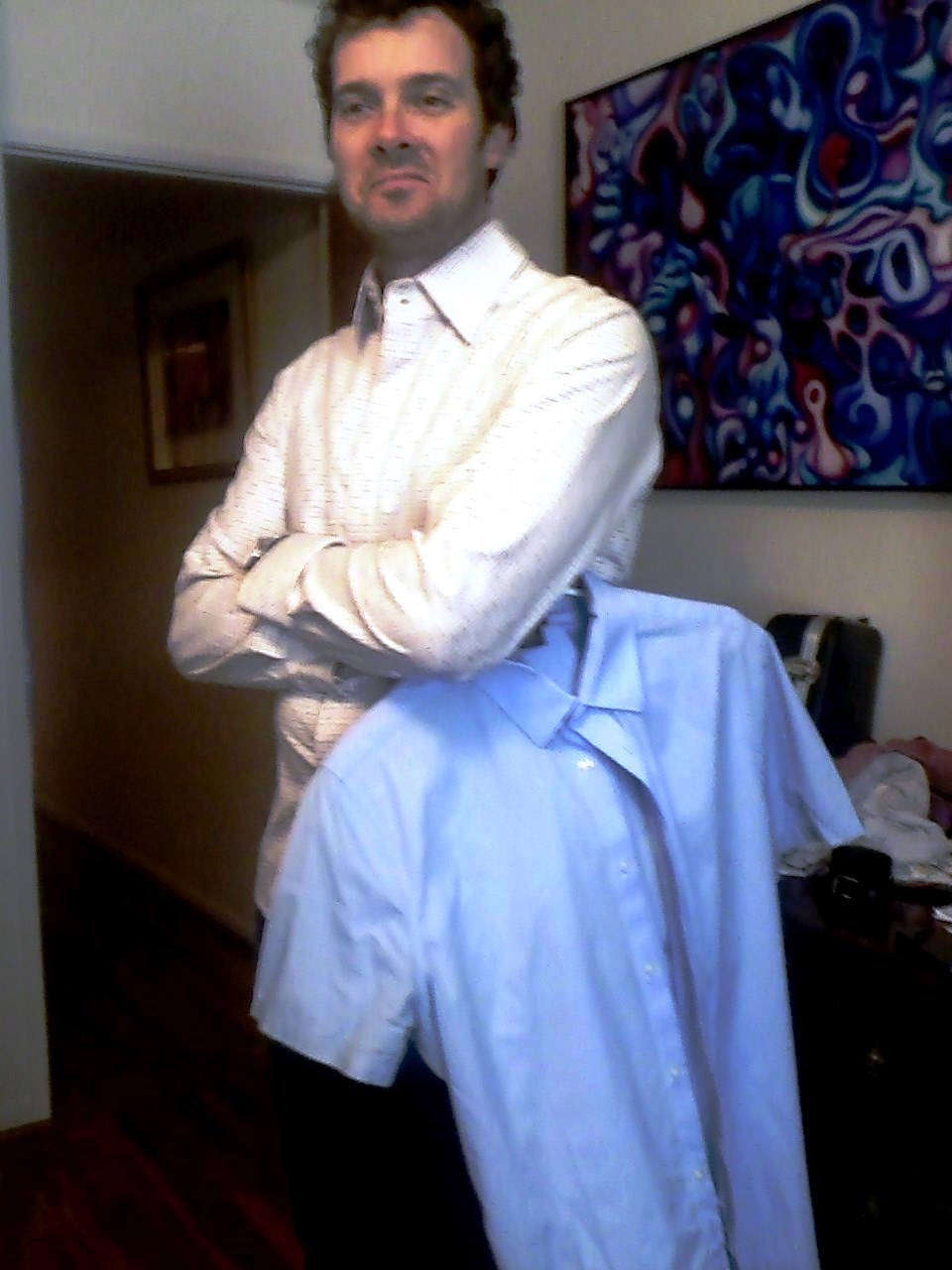Drew Nye Trying On Various Outfits - Photo By Julius Galacki