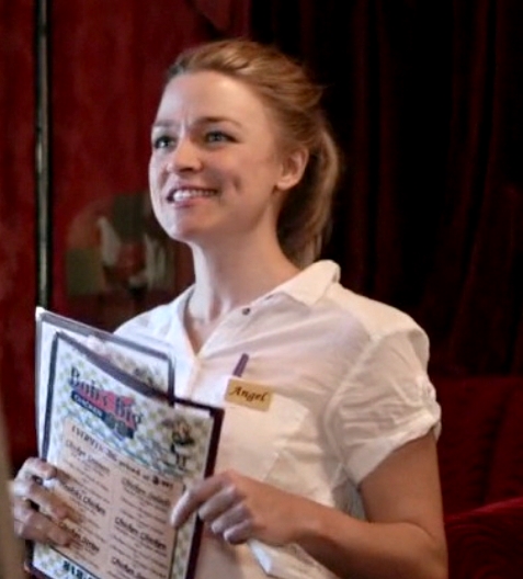 Paula Made Made A Name Tag Which Transformed Black Slacks And A White Shirt Into A Waitress Uniform