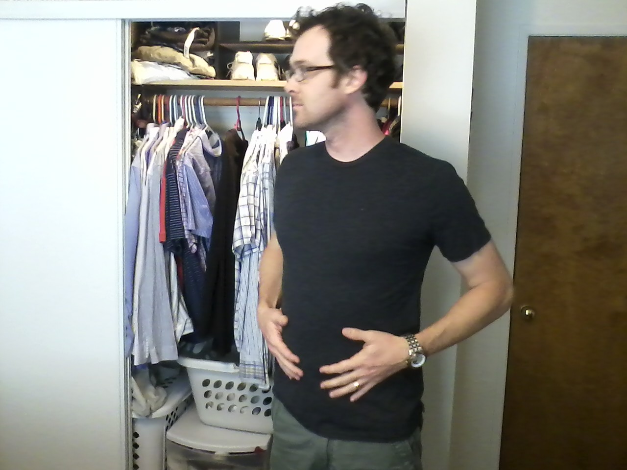 Drew Nye Trying On Various Outfits - Photo By Julius Galacki