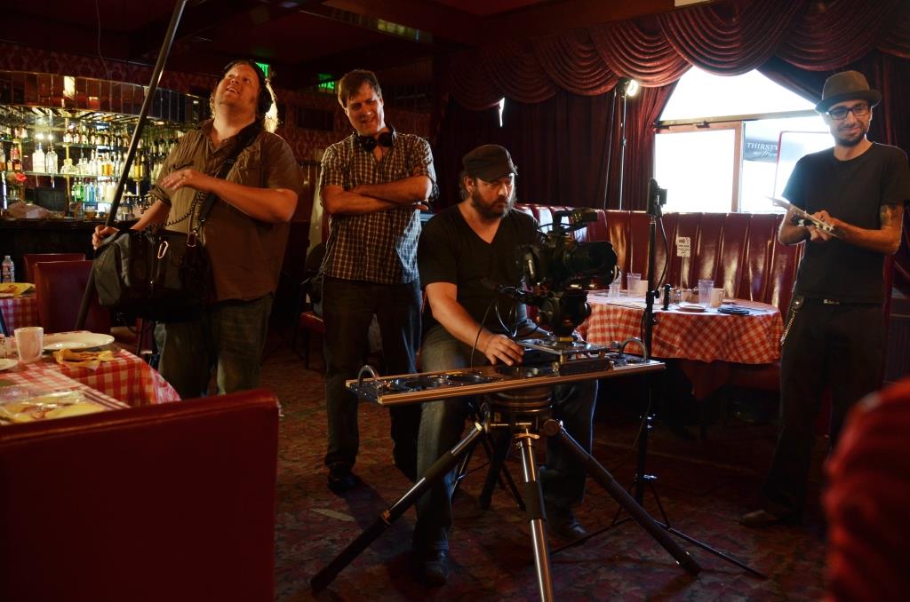Phil Bladh, Julius Galacki, Matt Cooper, Jose Luis - Opened The Curtains To Augment Our Minimal Lighting Supplies, Photo By Swati Srivastava