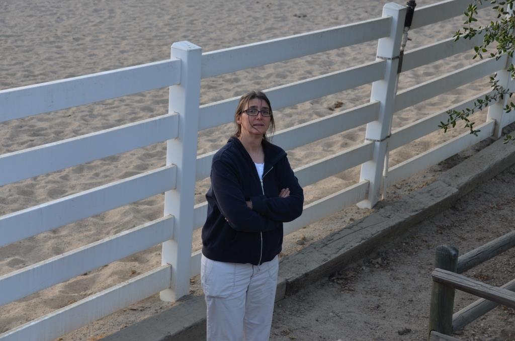 My Friend Aleta Barthell Who Suggested I Explore Encinitas - She Didn't Even Know About This Corral - Photo By Julius Galacki
