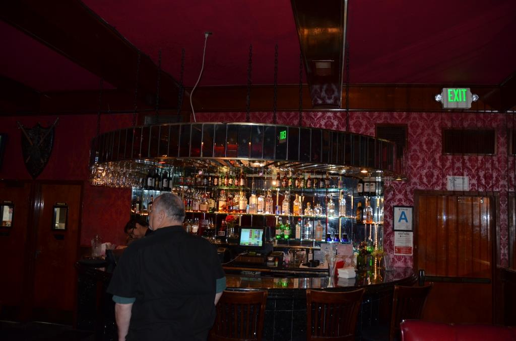 Location Scout Photo By Julius Galacki Of That Bar Area, Dark, Yet Lots Of Reflective Surfaces And Right Next To The Dining Area