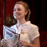 Valerie Suter as Angel (cropped from Welcome to Bob's)