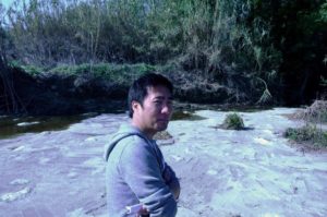 Pitch video producer Rob Yoo on location - unfortunately Rob had to drop out of the project due to illness but was a huge help in getting it off the ground.