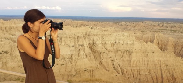 Lenore at the grand canyon