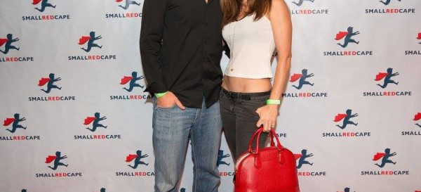 Miriam Korn and her husband Gabriel Olson Oct 2015 Little Dude Anthem premiere