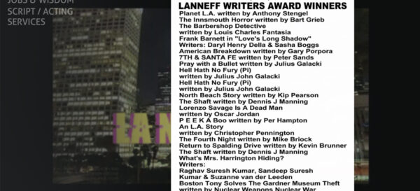 LA Neo Noir Finalists 2024