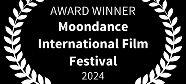 The Frisco Flash - AWARD WINNER - Moondance International Film Festival - 2024 - white on black opaque
